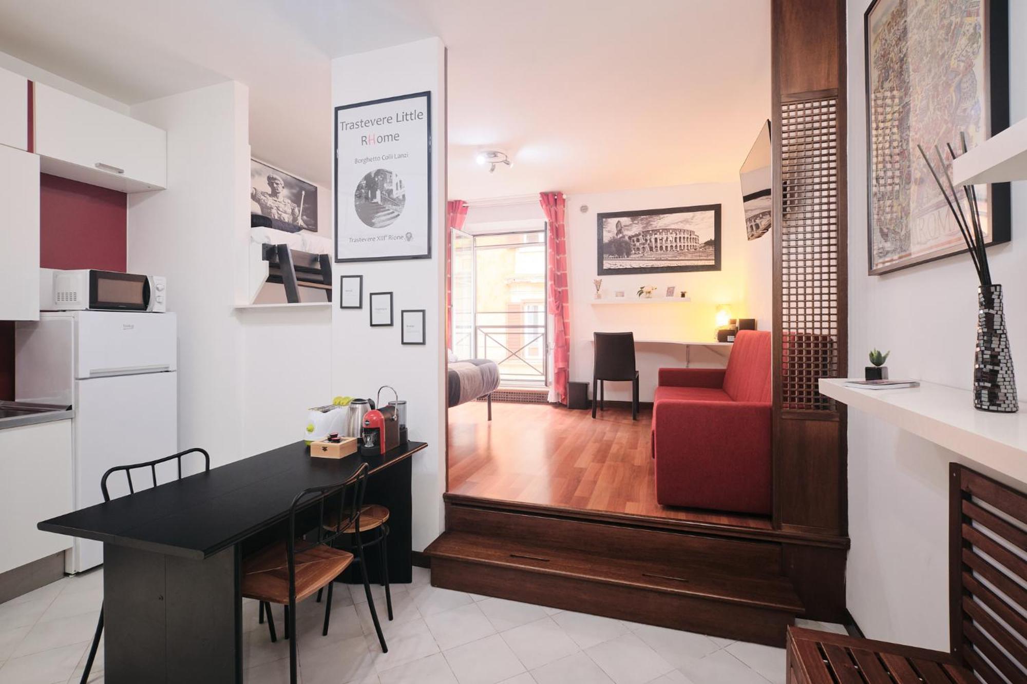 Trastevere- Flat Con Giardino, Ac, Wi-Fi & Netflix ローマ エクステリア 写真